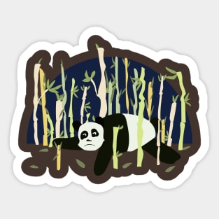 Sad panda Sticker